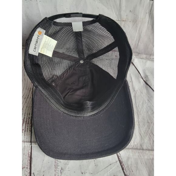 Carhartt Est. 1889 Patch Hat Mens Snapback Black Mesh Back Truck Hat - Picture 8 of 8